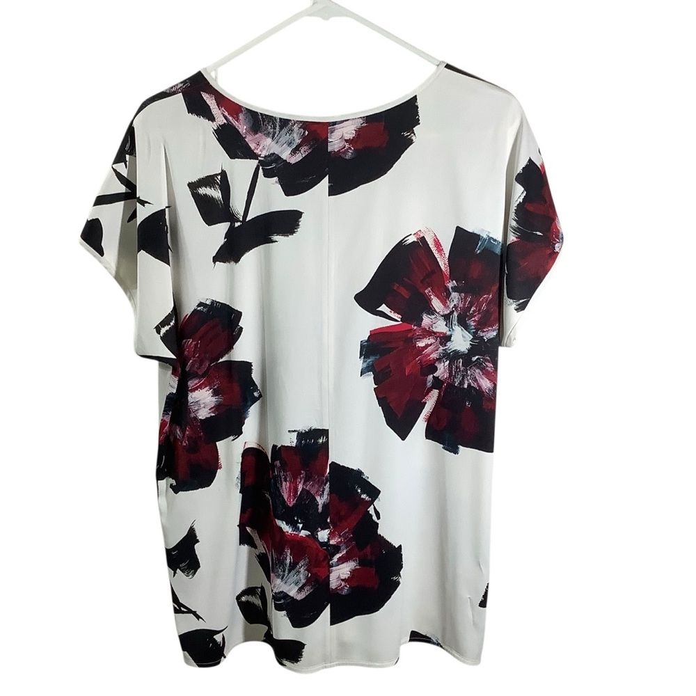Lafayette Floral Print Women's Top Cap Sleeve - Picture 2 of 5